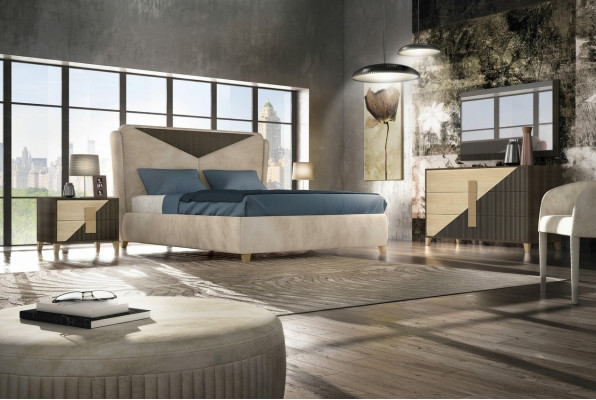 Bed Bedden Tweepersoonsbed Slaapkamer Huwelijk Kussen Designer Tweepersoonsbedden