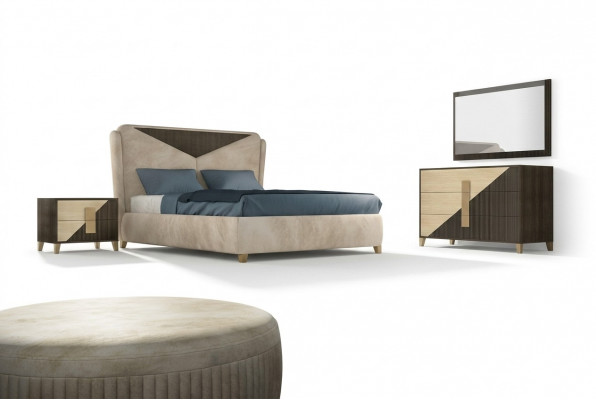 Bed Bedden Tweepersoonsbed Slaapkamer Huwelijk Kussen Designer Tweepersoonsbedden