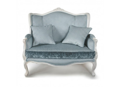 Bankstof Bank Stof Bank Chic Design Designer 2-zits meubel Klassiek meubel