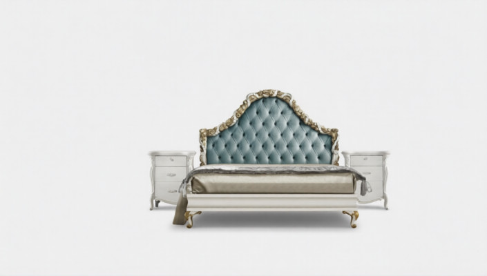 Beddengoed ontwerp luxe dubbele hotelbedden slaapkamer Italiaanse meubels
