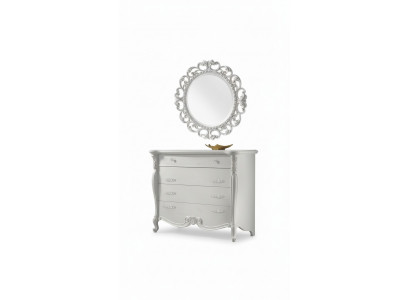 Klassieke slaapkamer commodes 2-delige set Barok Rococo commode + spiegel Nieuw