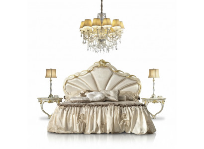 Ontwerp Slaapkamer 3-delig. Bed 2x Nachtkastje Klassieke Luxe Beddenset Meubels