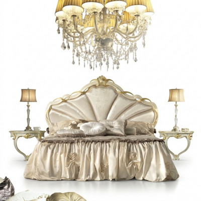 Klassiek bedframe Bedden - Tweepersoonsbed 180x200cm - Barok Rococo Italië