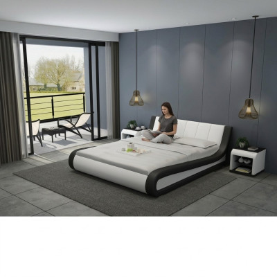 Bed Led bed Upholstered bed Modern double bedroom Marriage bed Beds