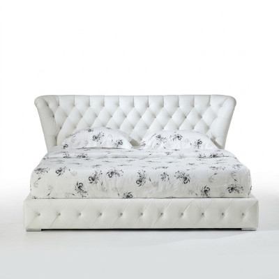 Ontwerper bed Chesterfield leer hotelbedden dubbele luxe slaapkamer