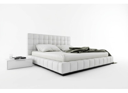 Ontwerper gestoffeerd bed bed Wit bed lederen bed tweepersoonsbed echtelijk bed designbed