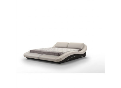 Luxe leren design gestoffeerde bedden dubbel modern bed huwelijksdecor exclusief