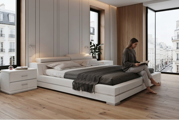 Bed Kussen Ontwerp Luxe Dubbele Hotel Bedden Huwelijk 180x200cm Decoratie Slaap