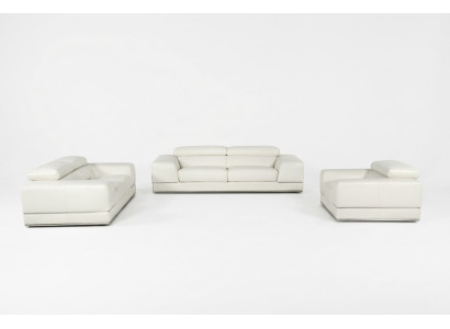 Leren bankstel bankstel 3+2+1 zits set bankstel bekleding bank bankstel deco-couch