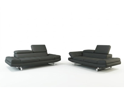 Leren bankstel bank woonlandschap 3+2+1-zits set moderne designbank