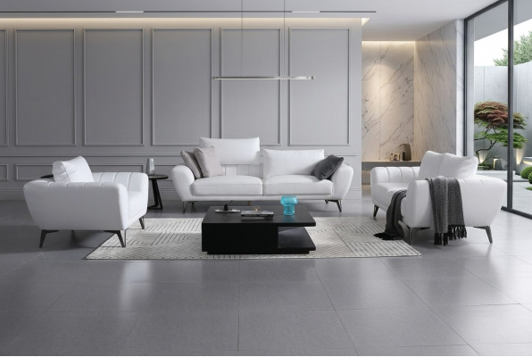 Lederen set compleet - Luxe designerbanken woonkamer zitmeubelen