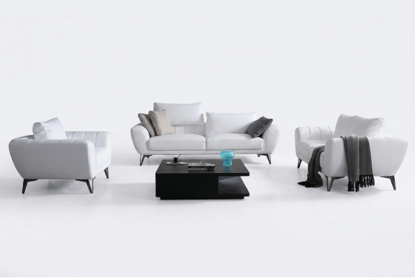 Lederen set compleet - Luxe designerbanken woonkamer zitmeubelen