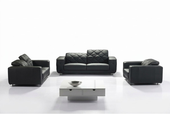 Leren bankstel, bankstel 3+2+1 zits set, decoratie bankstel, bankstel bank