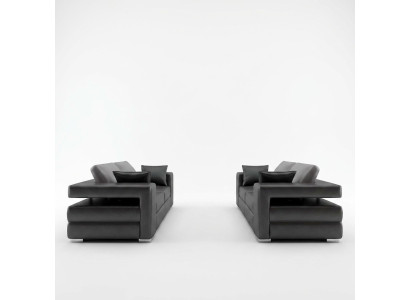 Moderne bank Leren bank Bank Woonsuite 3+2+1 Zit Garnituur Ontwerp