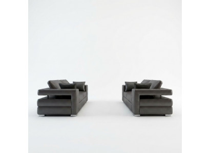 Leren bank woonlandschap 3+2 zits set modern ontwerp bank bank