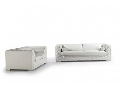 Leren bank Bank Woonlandschap 3+2 zits bankstel Ontwerp Decoratie Modern Sofa