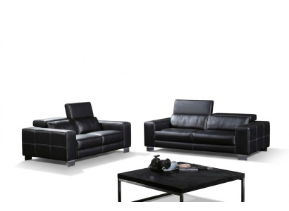 Stel leren bank bank woonlandschap 3+1+1 zitsbank stel modern design