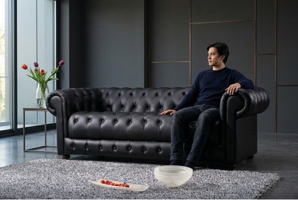 Chesterfield Bank Bank Bekleding Designer 3-zits Salon Bankstellen Nieuw