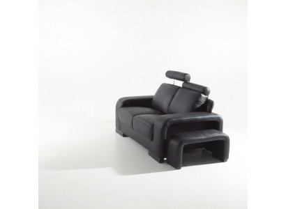 Tweezitsbank 2-zitsbank Bank Beklede banken Banken met hocker set