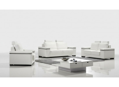 Sofagroep 3+2+1 zits set Designbankstellen Beklede lederen relaxbankstellen.