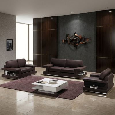Leren bankstel woonlandschap 3+2+1 zits set design bankstel modern sofa