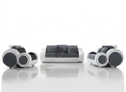 Moderne bankstel 3+2+1 zits set Design banken Beklede banken Textiel