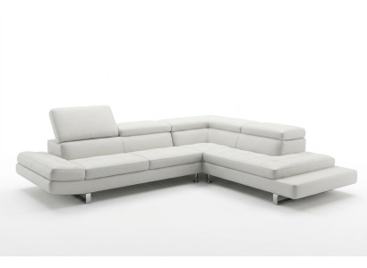 Moderne hoekbank leren bank L-vormige bekleding Designer hoekbank