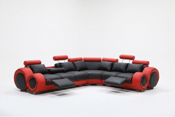Ontwerperbankstel Woongroep Bank Hoekbank Leer Textiel Bekleding