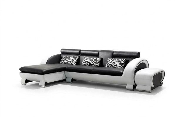 Hoekbank leren bank woonlandschap L-vorm decoratieve bank bank bekleding zit hoek