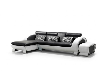 Hoekbank leren bank woonlandschap L-vorm decoratieve bank bank bekleding zit hoek