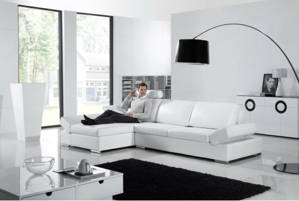 Hoekbank Bank Decor Bank Zitbank Leren Hoekbanken Set