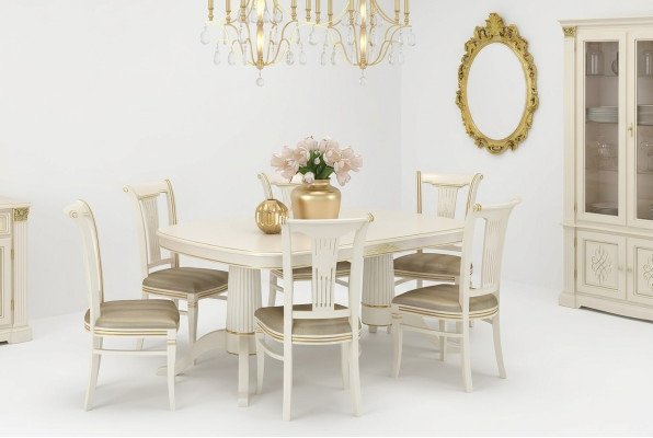 Stoelenset stoelen bekleding set keuken woonkamer eetkamer set designer 6x