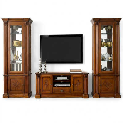 Woonkamer Antieke Stijl Houten Commode RTV-kast TV Italiaanse Barok