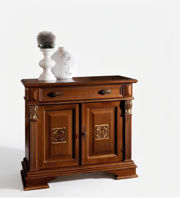 Klassieke wandkast dressoir hout buffet vitrine luxe kast meubels