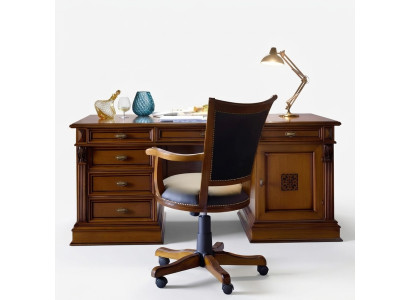 Luxe Washington kantoorset Italiaanse meubels kantoor 3-delig Barok Rococo massief hout