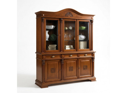 Dressoir Muurkast Hout buffet Vitrine Kast Eetkamerkasten