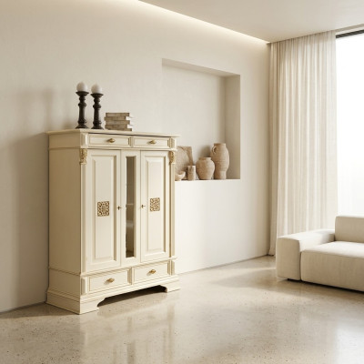 Kommode Dressoir Kast Sideboard Kapstok Italiaanse meubelen Antieke stijl Hout