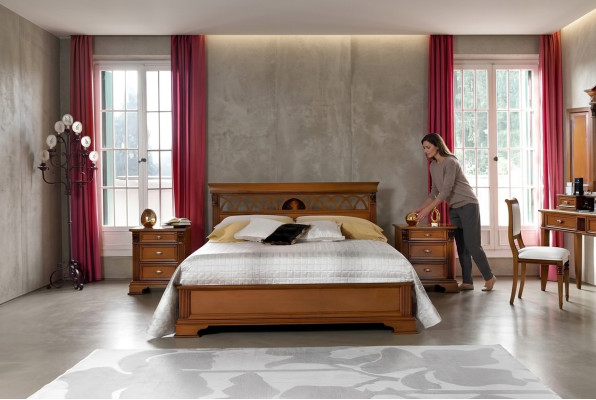 Tweepersoonsbed Bed Huwelijksbed Design Luxe Bedden Barok Rococo Antieke Stijl