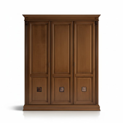 Kledingkast Slaapkamer Massief houten kast Antieke stijl Barok Rococo Kasten Nieuw