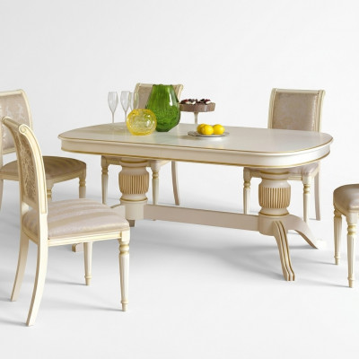 Barok Rococo stijl meubels Eettafel Tafels Eetkamer Decoratie Set Tafel