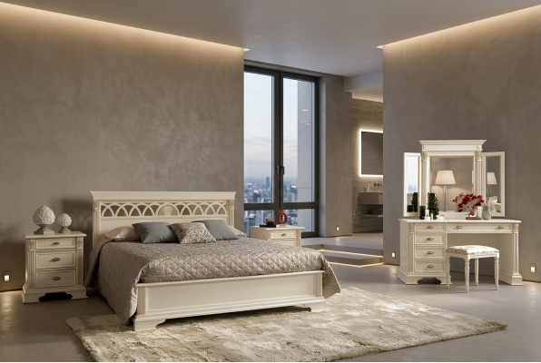 Tweepersoonsbed Bed Huwelijksbed Ontwerp Luxe Bedden Decoratie Barok Rococo Antieke Stijl