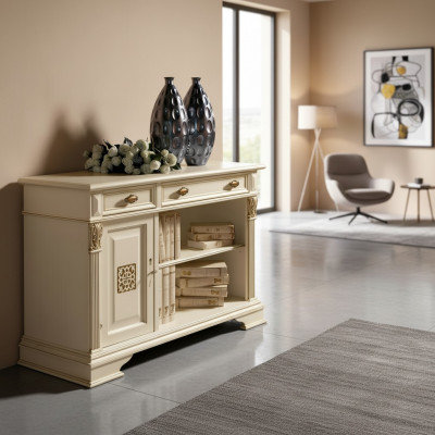 Italiaanse designmeubelen Antiek - Houten bar dressoir kast commode