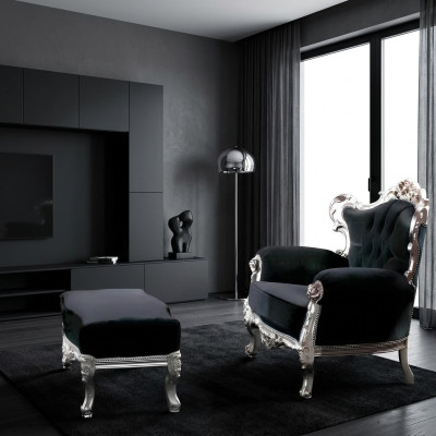 Elegante fauteuil bank bank bankbank fauteuil barok rococo luxe