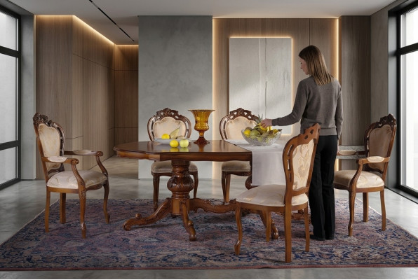 Stoelenset 4x Stoelen Bekleding Set Keuken Woonkamer Eetkamer Set