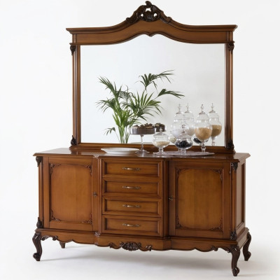 Ladekast dressoir Laden dressoir Woonkamer barok dressoir xxl ontwerp massief hout