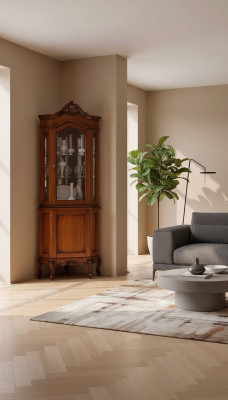 Eck Vitrine Vitrine Schrank Vitrinen Wohnzimmer Schau Schränke Design  Hoekvitrine vitrinekast vitrines woonkamer kijkkasten design