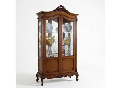 Edel vitrine antiek stijl barok rococo woonkamer klassiek glazen kast
