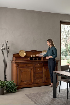 XXL Buffetkast Ladenkast Kast Barok Rococo Dressoir Console Massief hout  XXL buffetkast ladenkast kast Barok Rococo dressoir console massief hout