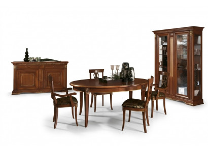 Eetkamerset Designer tafels + 4x stoelenset massief hout compleet set woonkamer.