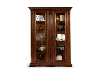 Klassieke vitrinekast vitrinekast vitrinekast vitrine barok rococo massief hout